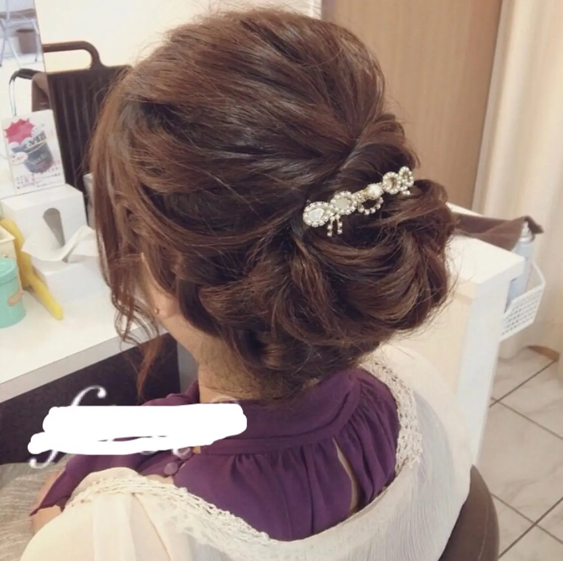ヘアアレンジ 福永 里奈のヘアスタイル