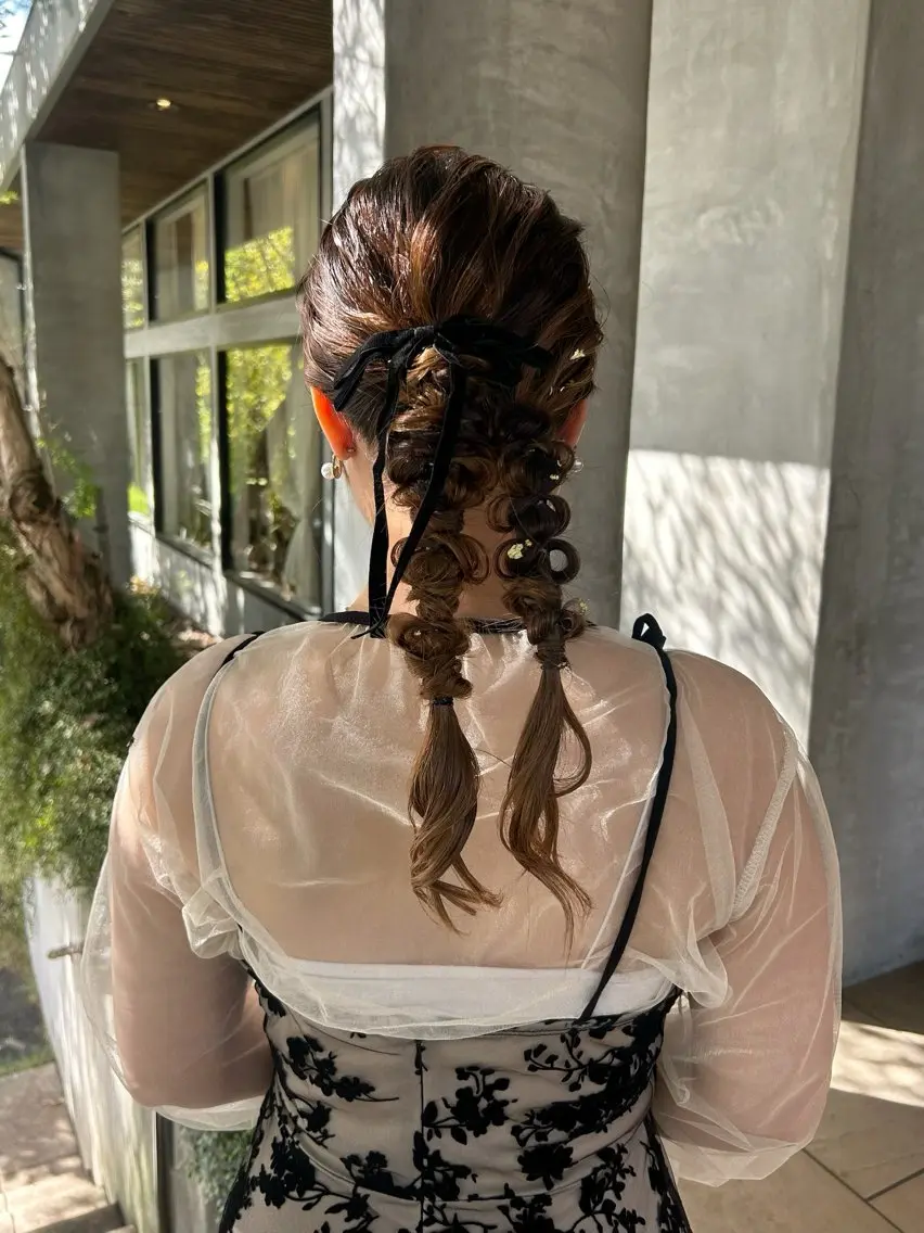 ロング ヘアアレンジ ヘアセット lapis / soraのヘアスタイル