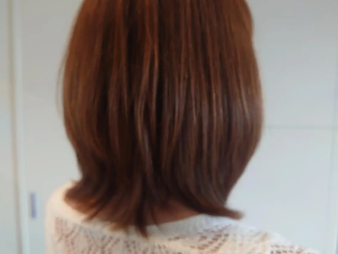 ミディアム くびれヘア 外ハネヘア 塚原 友紀子のヘアスタイル