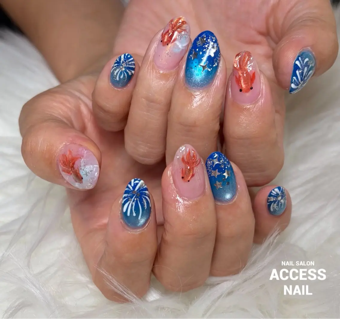 ネイル access nailのネイルデザイン