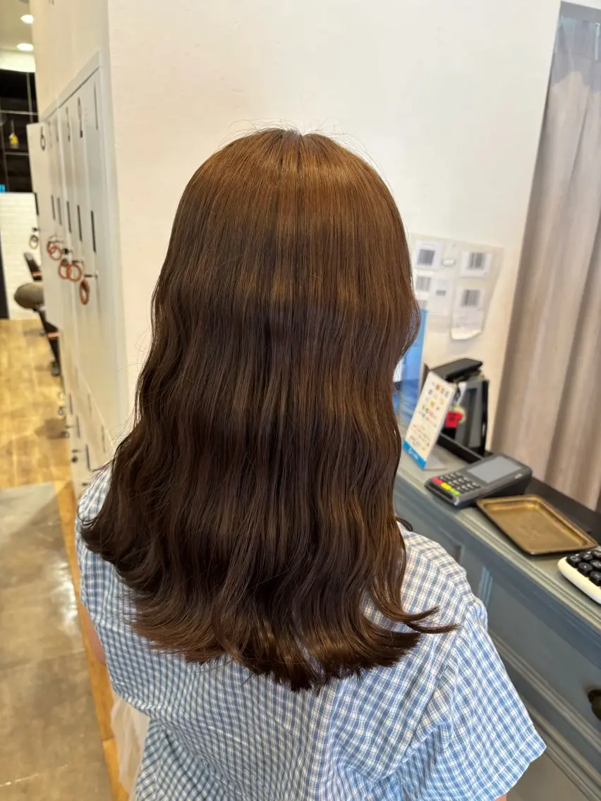 ロング カット ヘアカラー トリートメント 加藤 つばさのヘアスタイル