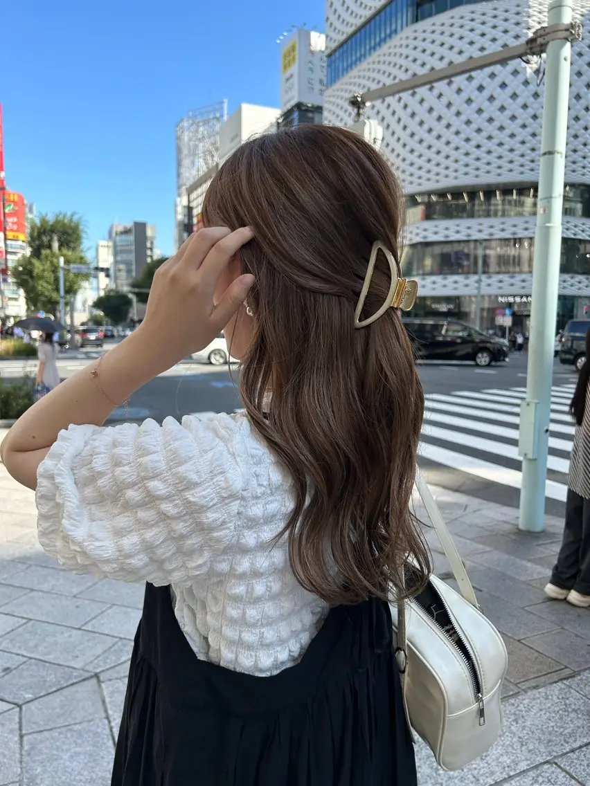 ロング カラー ハイライトカラー ハイライト ロング 似合わせカラー/ヘア セット💐本多恵美のヘアスタイル