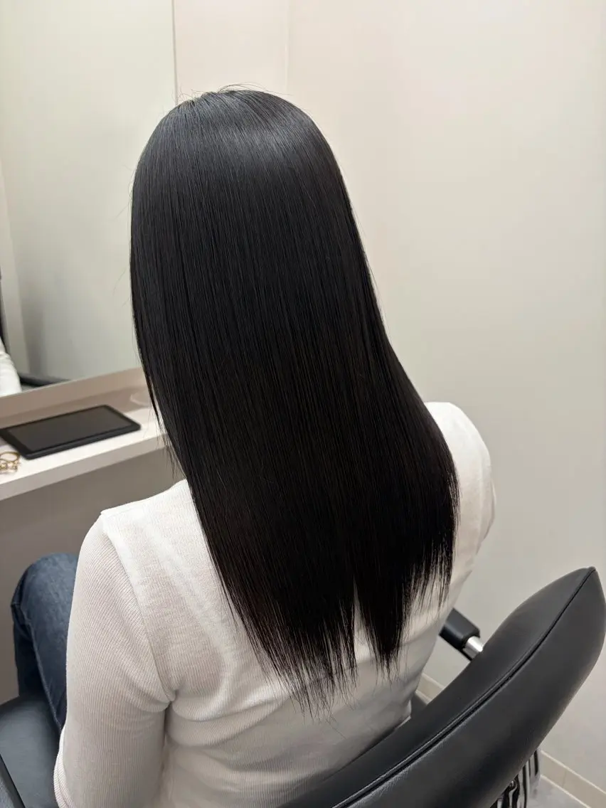 セミロング 髪質改善 トリートメント ヘアカラー トリートメント 髪質改善/縮毛矯正/ 艶カラー/登貴のヘアスタイル