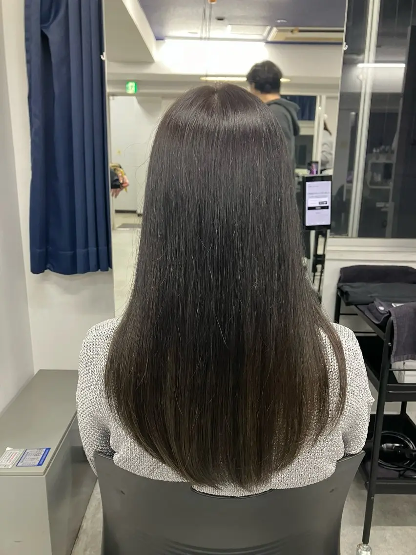 ロング 🪽直毛男子の救世主 🪽フェザーパーマのヘアスタイル