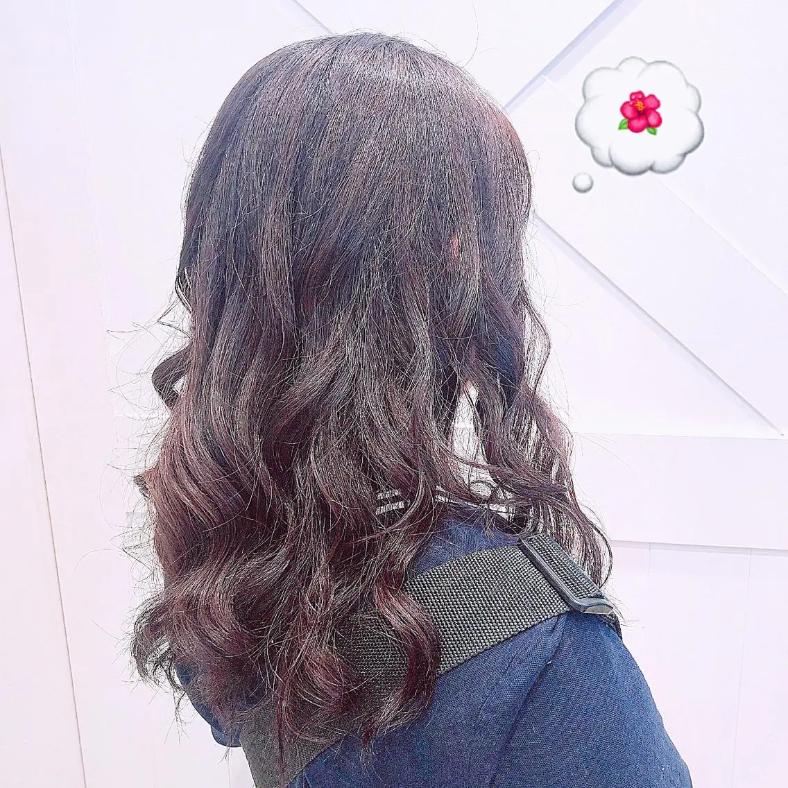 ロング カラー ピンクカラー ヘアカラー 🌺ウルフカット職人 新垣渚🐺のヘアスタイル