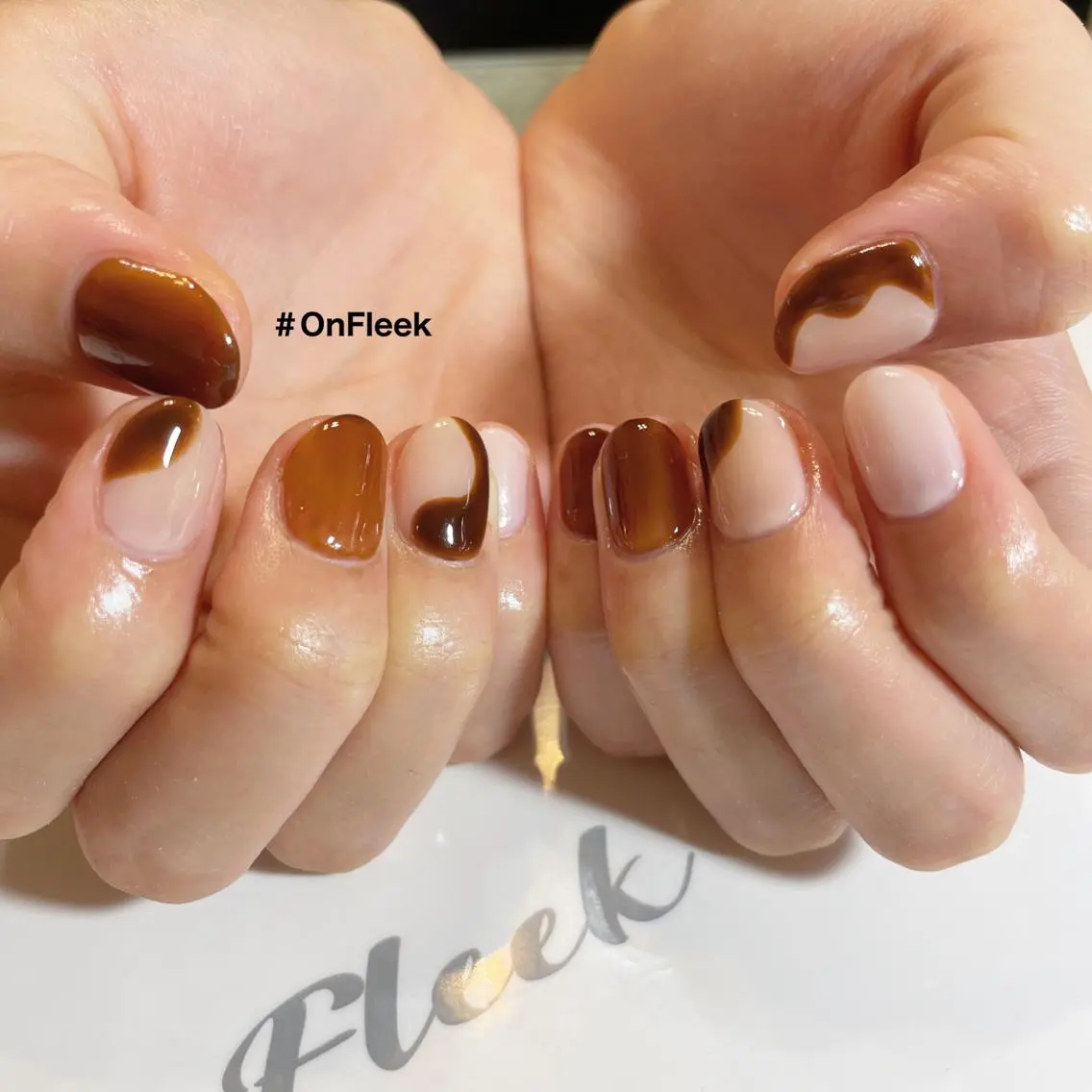 ネイル ジェルネイル ハンドネイル NailSalon ＃OnFleekのネイルデザイン