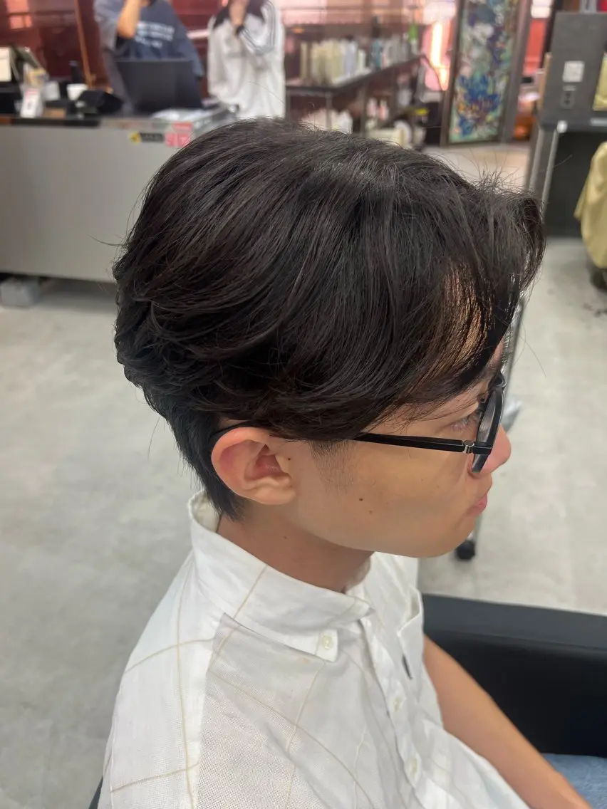 パーマ メンズ カット パーマ 白井 葵のヘアスタイル