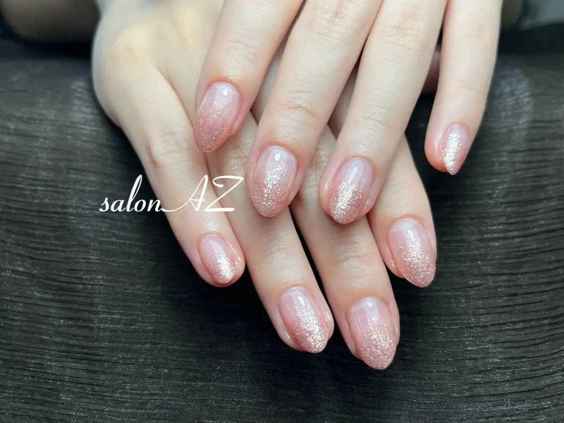 ネイル アートネイル 長さ出し フットネイル フレンチネイル ジェルネイル salon AZのネイルデザイン