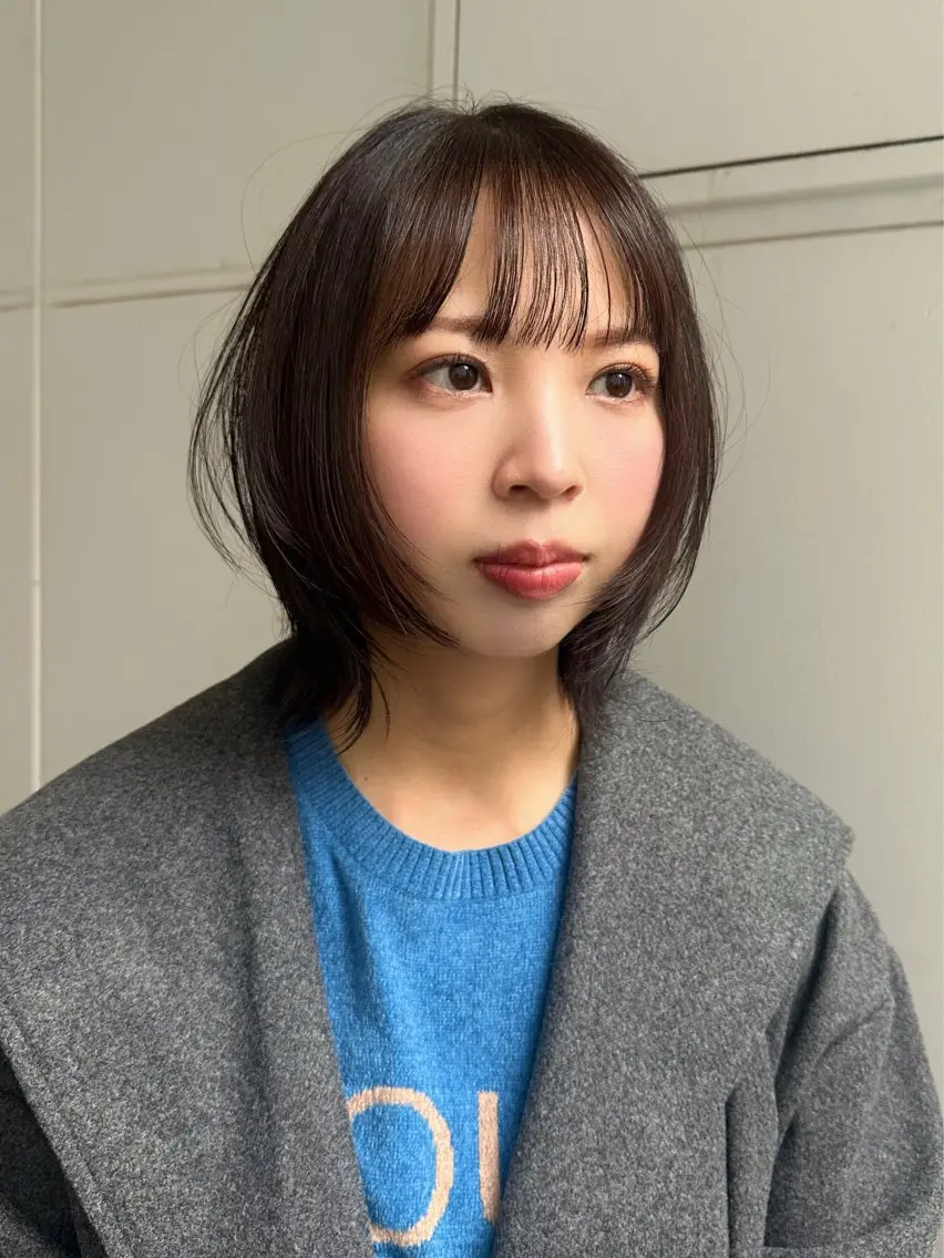 ミディアム ミディアムレイヤー くびれヘア くびれレイヤー レイヤーカット ウルフカット 髪質改善/韓国風 レイヤー/田村祐樹のヘアスタイル