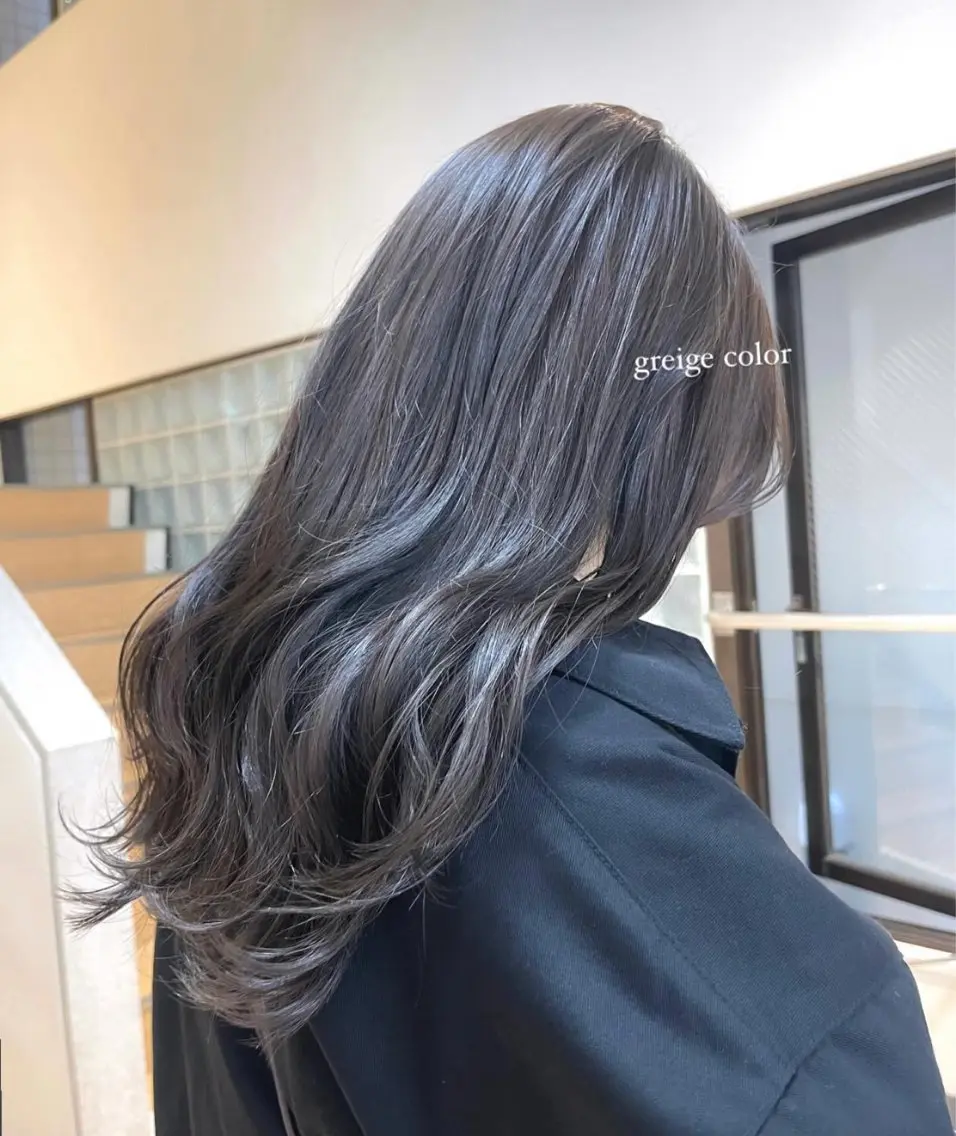 カラー 透明感カラー グレージュ 🎀momoa CIEL天神店🎀のヘアスタイル