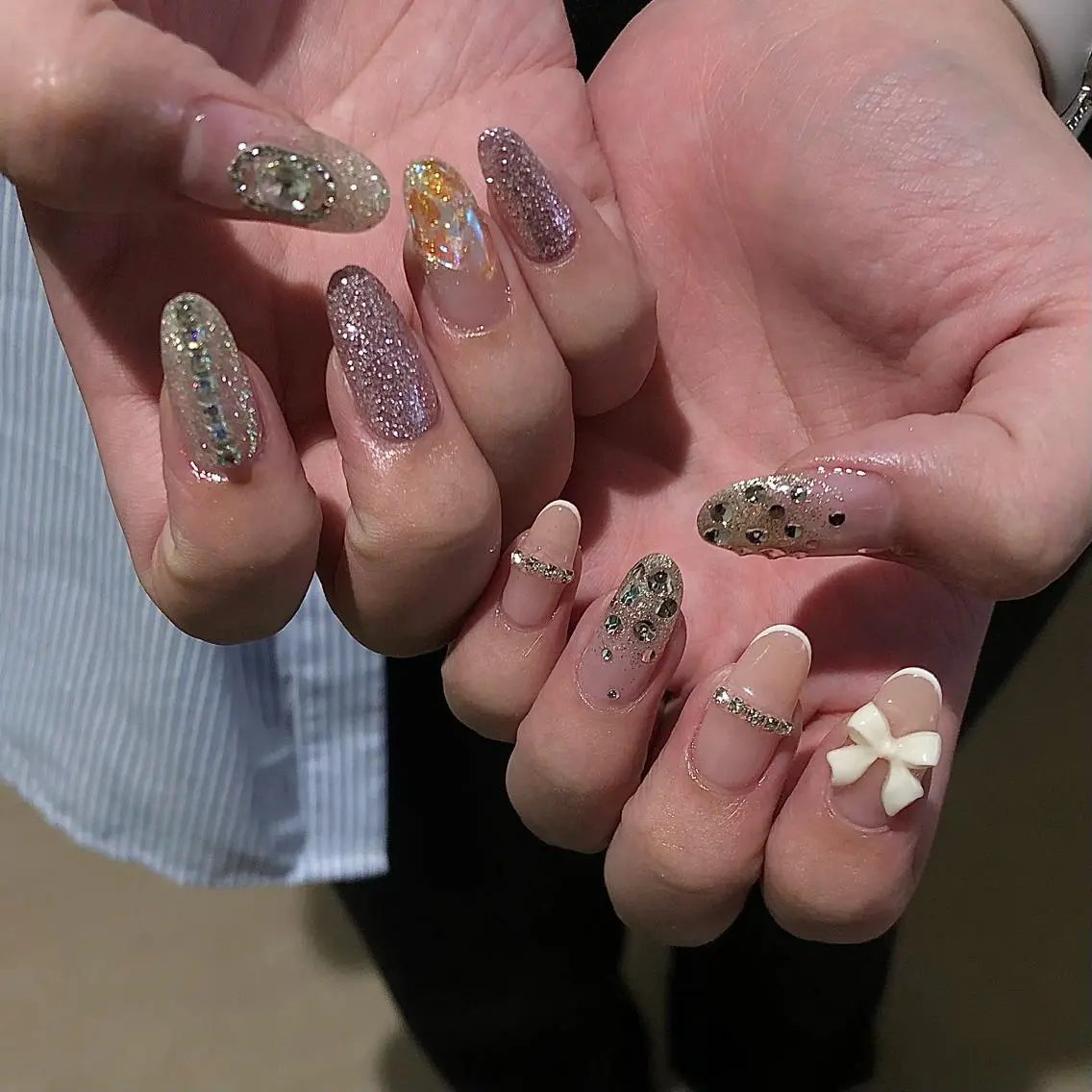 ネイル パラあり！フィルイン 美フォルムのネイルデザイン