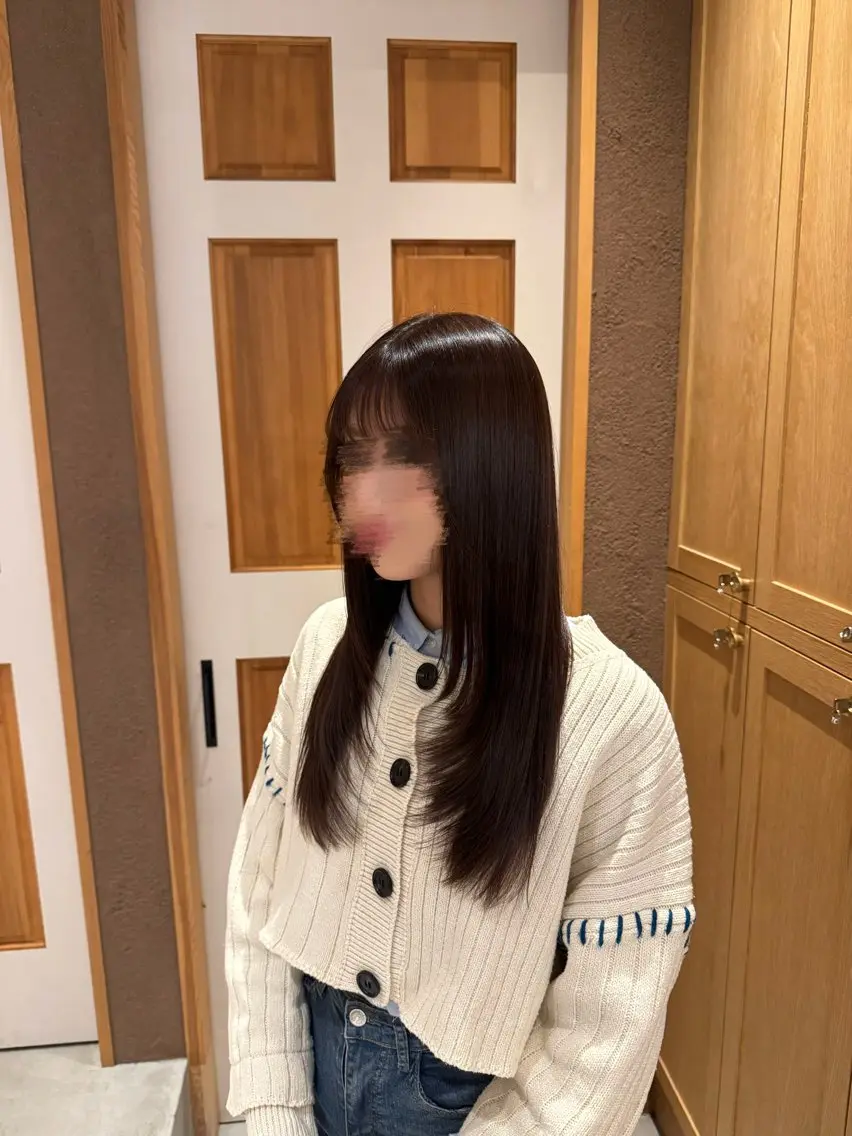 ロング レイヤーカット 赤羽根 周のヘアスタイル