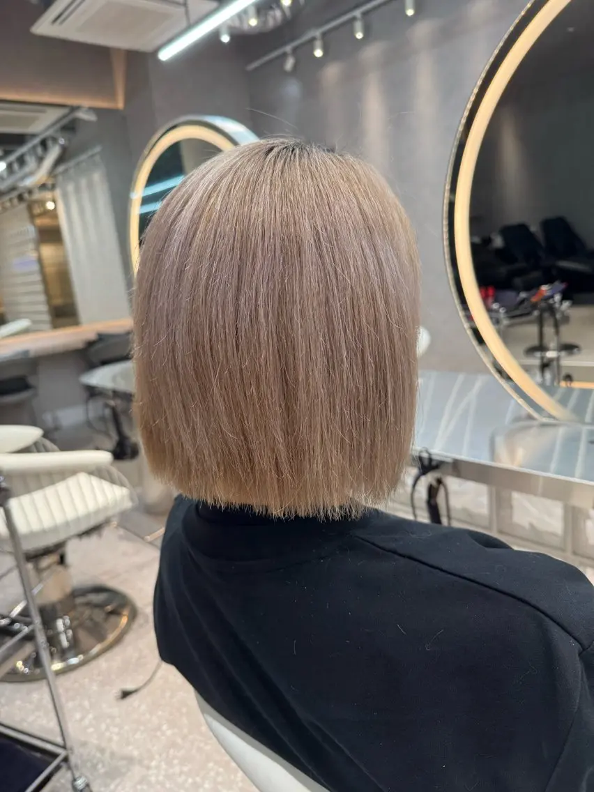 ショート 切りっぱなしボブ ボブ カットモデル募集 ✨MIAのヘアスタイル