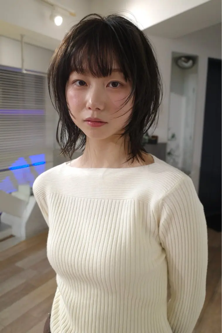 【sota】　似合わせカット＋ブリーチなしダブルケアカラートリートメント#ブリーチなしダブルカラー#レイヤーカットの写真
