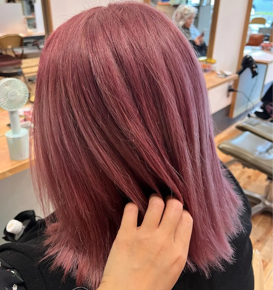 ダブルカラー(ブリーチ込みカラー)の写真