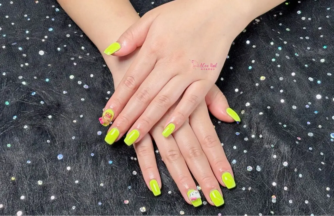 ネイル 桜ネイル 長さ出し フラワーネイル フレンチネイル ジェルネイル ハンドネイル ACon NailSalonのネイルデザイン