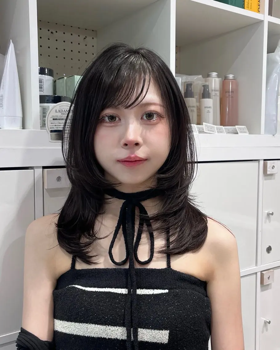ミディアム 🫧伊東　美優🫧 レイヤーカット⭐︎のヘアスタイル