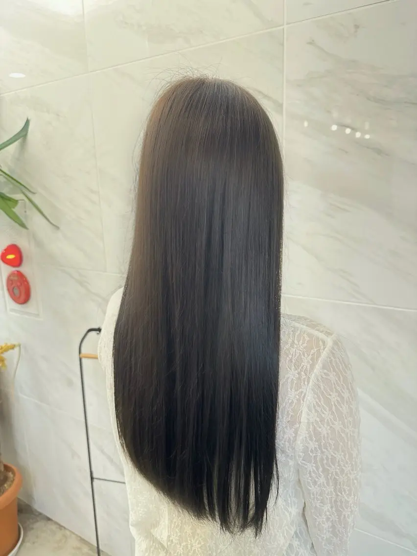 カラー 透明感カラー オリーブカラー ヘアカラー 🐈‍⬛ 桐弓🐾⭐︎のヘアスタイル