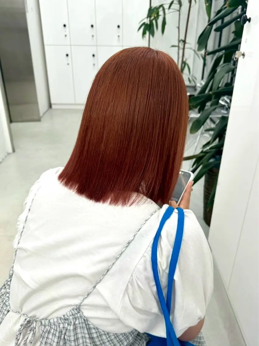 カラー ヘアカラー 野内 柚那のヘアスタイル
