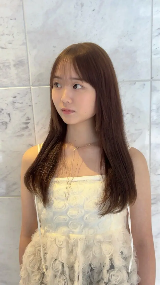 セミロング hitomi ♡のヘアスタイル