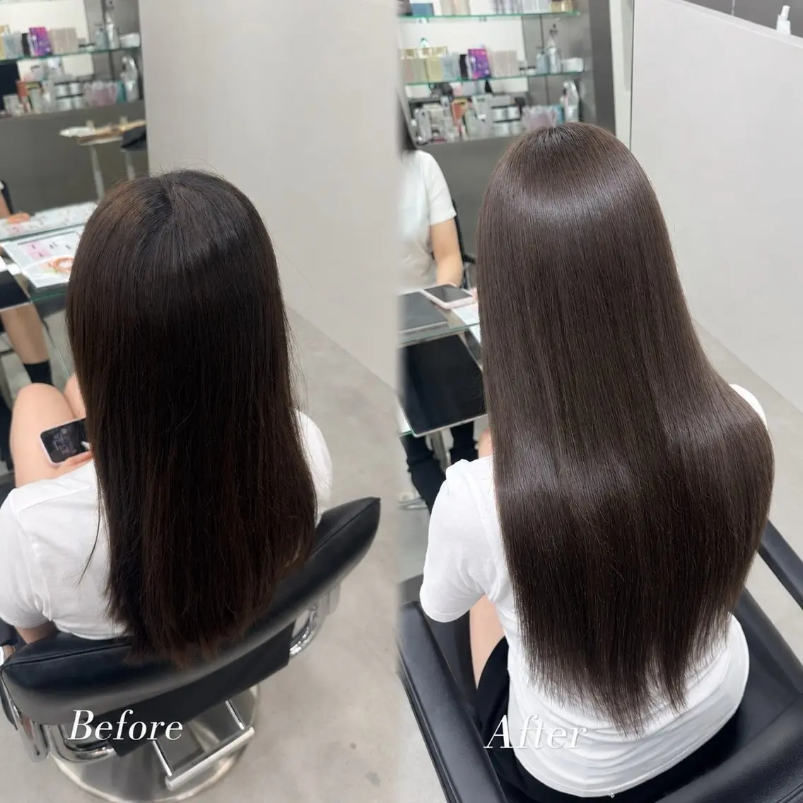 ロング エクステ 韓国風ヘア エクステ エクステ🎀/透明感 カラー🌙┊︎もものヘアスタイル