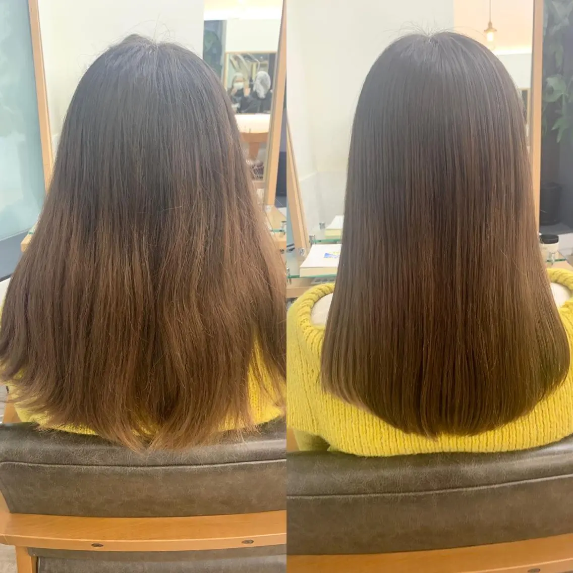ミディアム カラー パーマ ヘアアレンジ メンズ キッズ ネイル マツエク・マツパ アイブロウ カット ヘアカラー レイヤーカット／ 巻ける縮毛矯正のヘアスタイル
