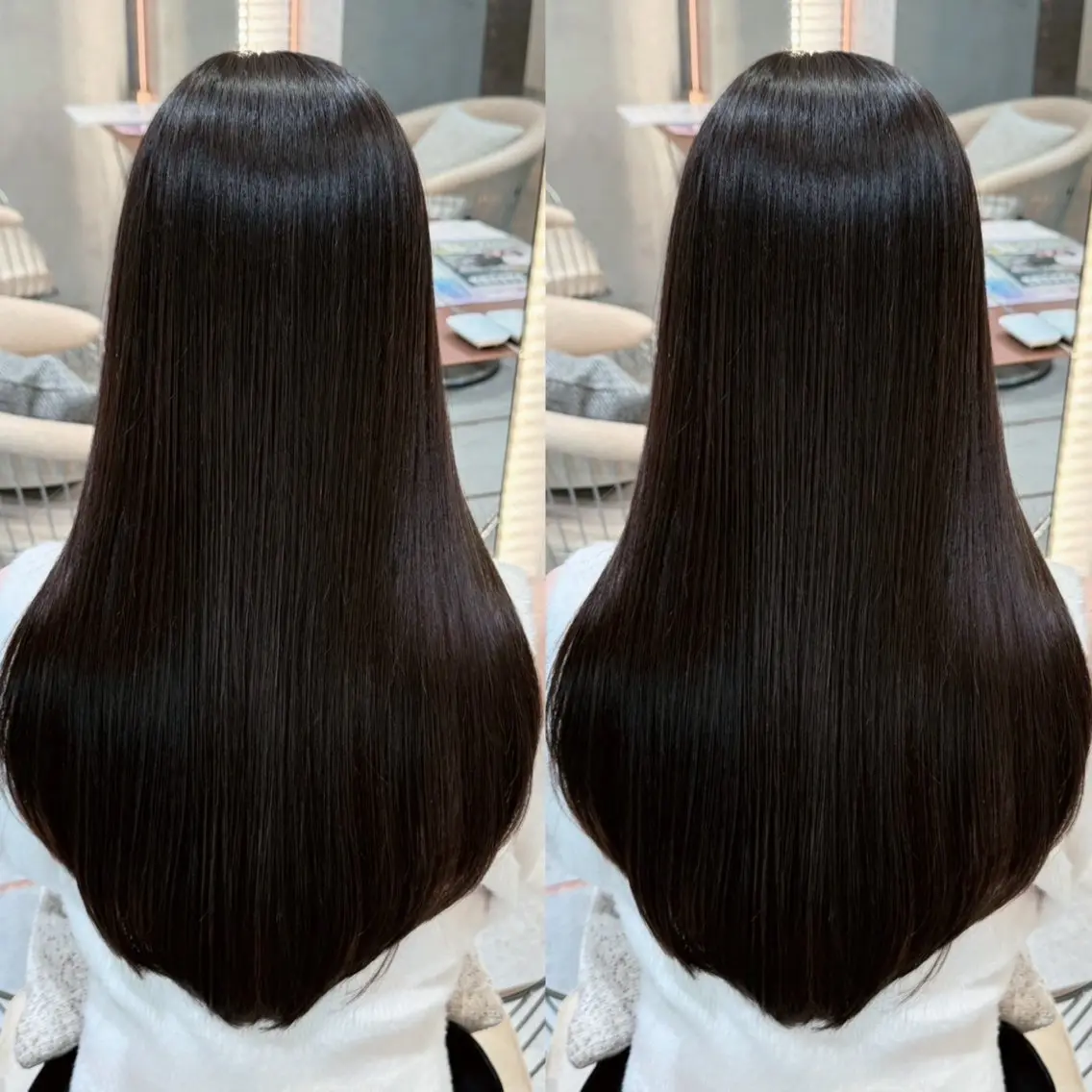 ロング カラー 美髪矯正🔮♡ 韓国ヘア🦋RUIのヘアスタイル