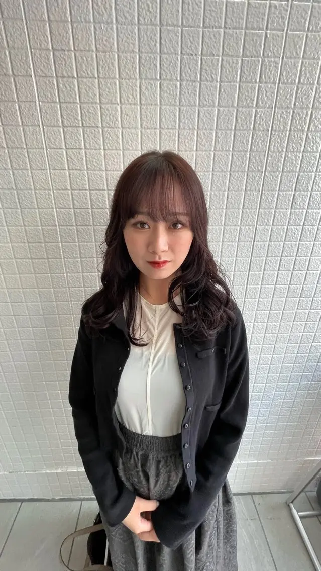 ミディアム 💍モテる艶髪 透明感カラー💖のヘアスタイル