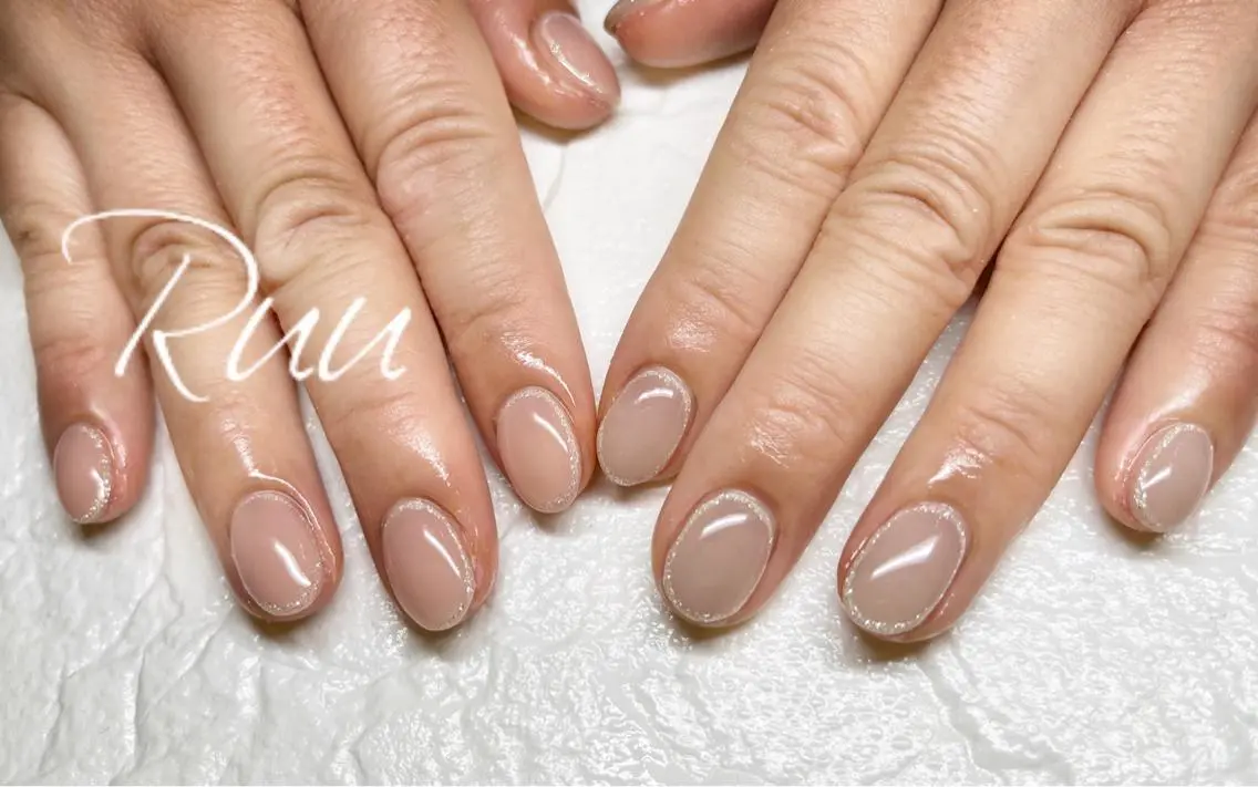 ネイル アートネイル フットネイル フレンチネイル キラキラネイル 韓国ネイル Nail salon Ruuのネイルデザイン