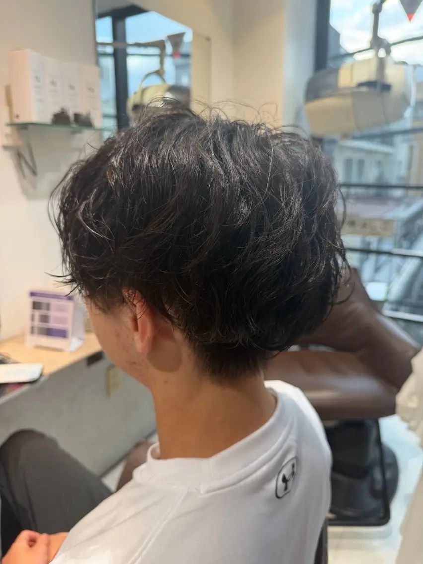 パーマ メンズ メンズパーマ カット パーマ REALCE吉祥寺 大木拓瑞のヘアスタイル