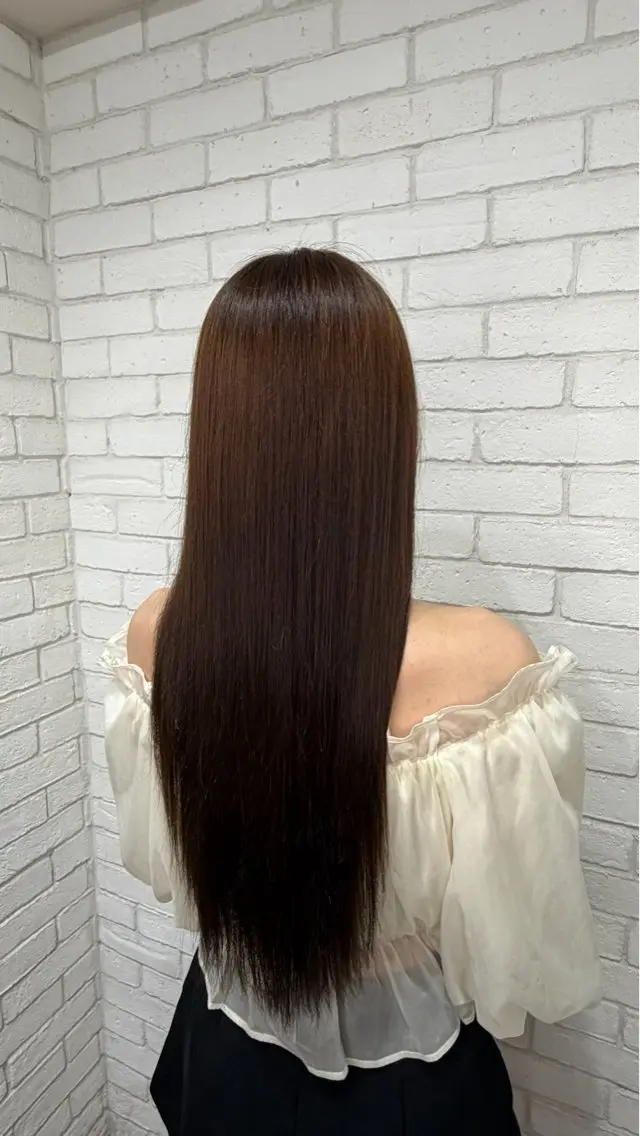 【モデルカラー】💜ダブルカラー+トリートメント付きの写真