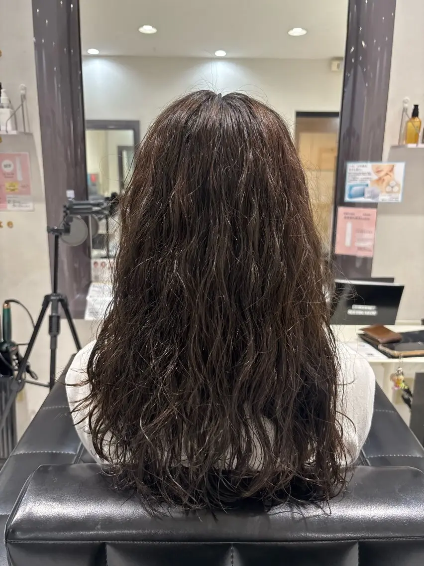 セミロング カラー 梅田/カラーモデル 風香のヘアスタイル