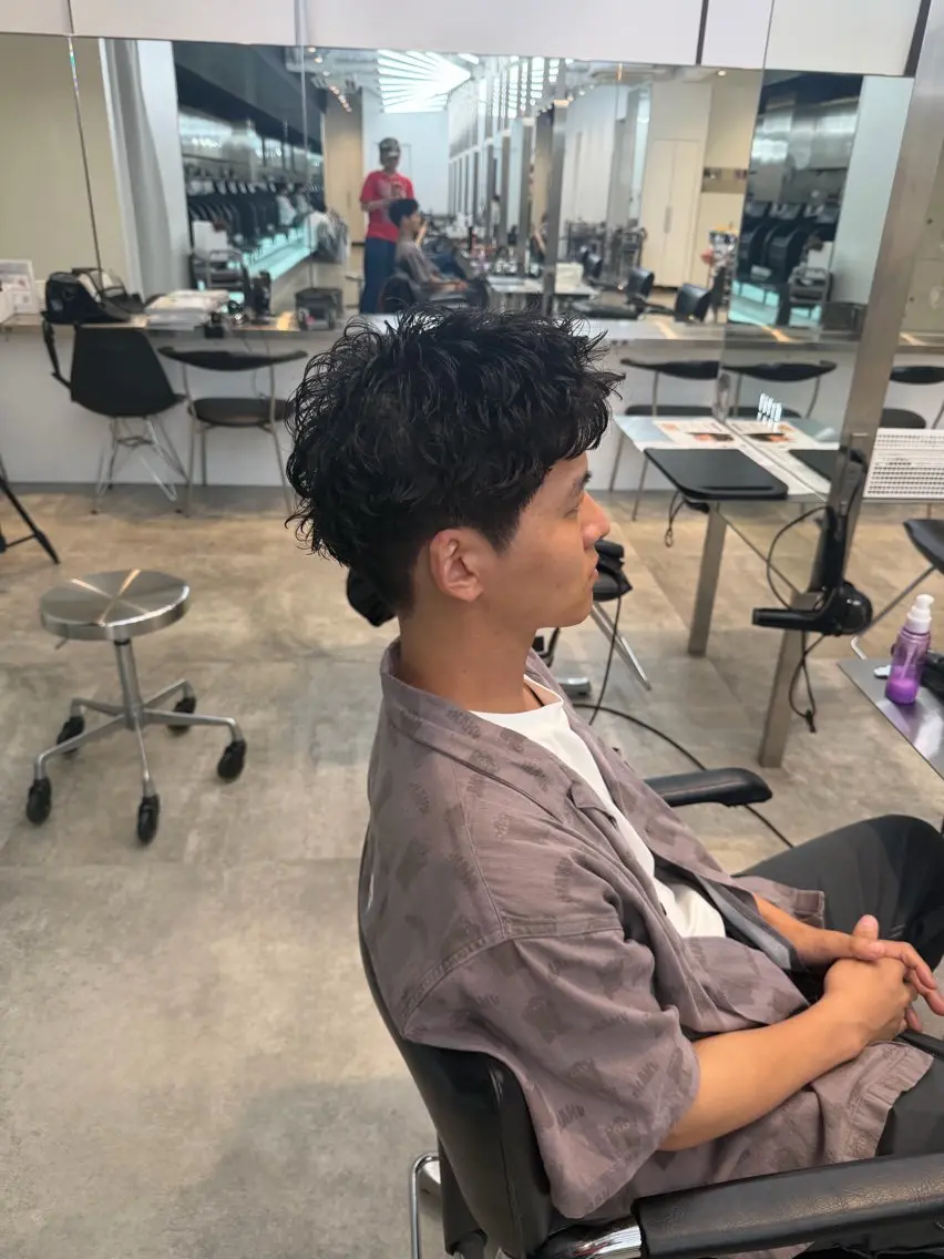 ショート パーマ メンズ fifth PARK HINATAのヘアスタイル