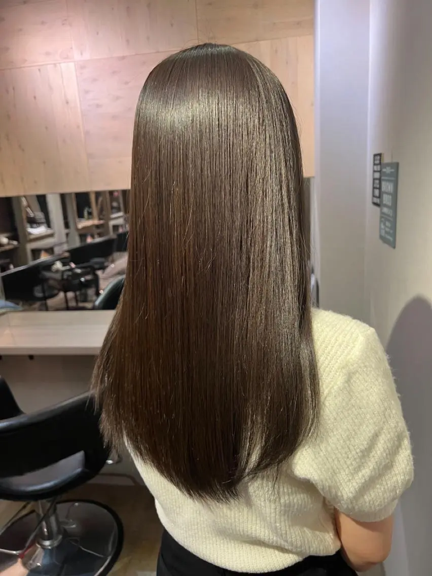 カット💇‍♀️（無料）＋地毛風ストレート💫＋3stepTR🌟の写真