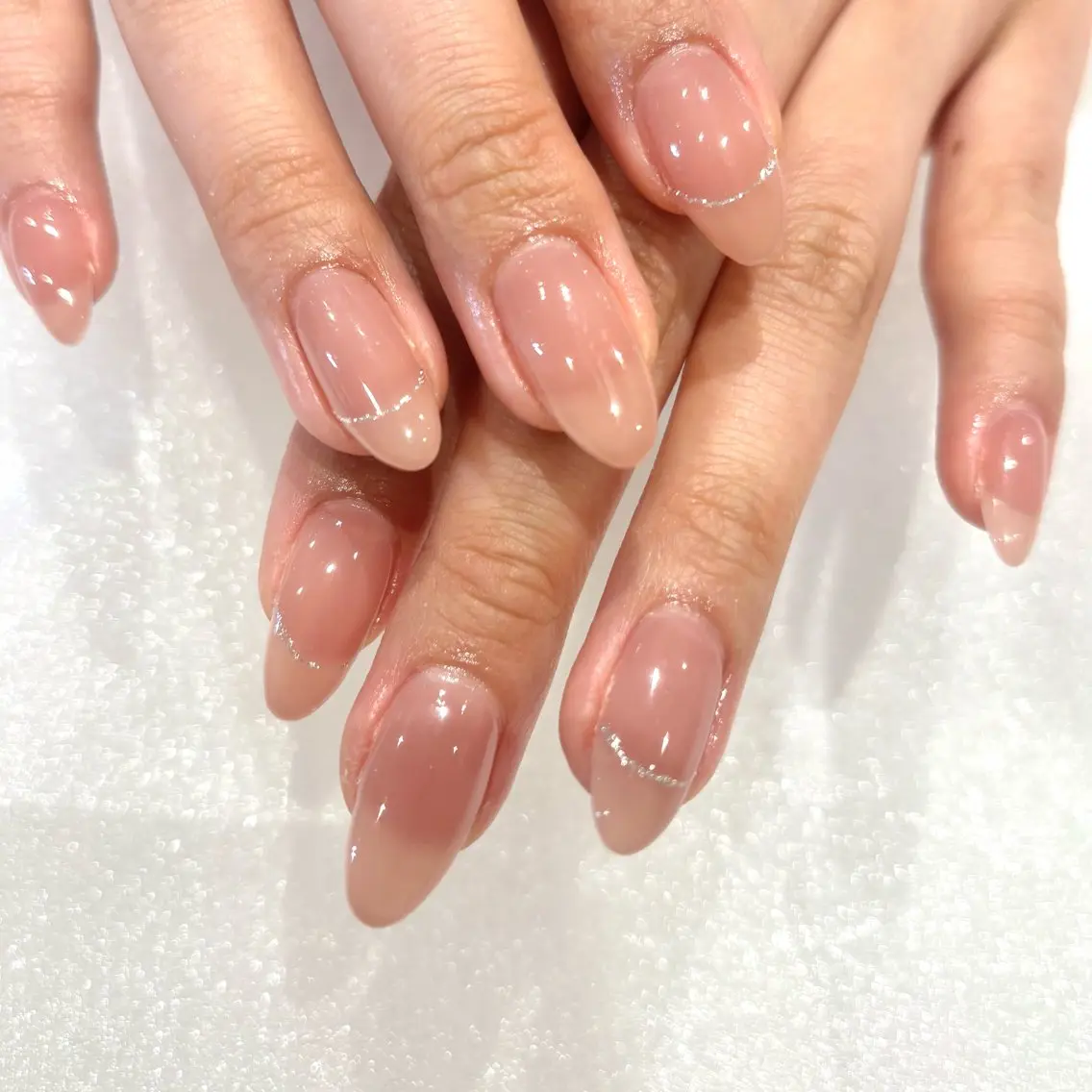 ネイル ラメ(グリッター) ハンドネイル nailist🍒 ヤマザキのネイルデザイン