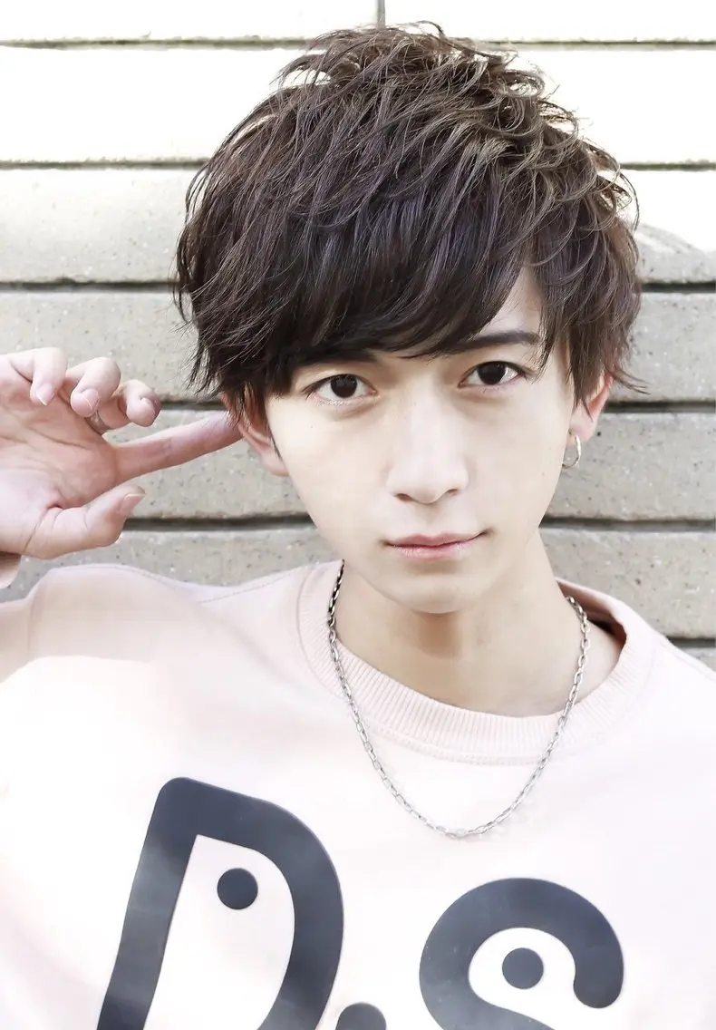 パーマ メンズ メンズ特化 井手伸哉のヘアスタイル
