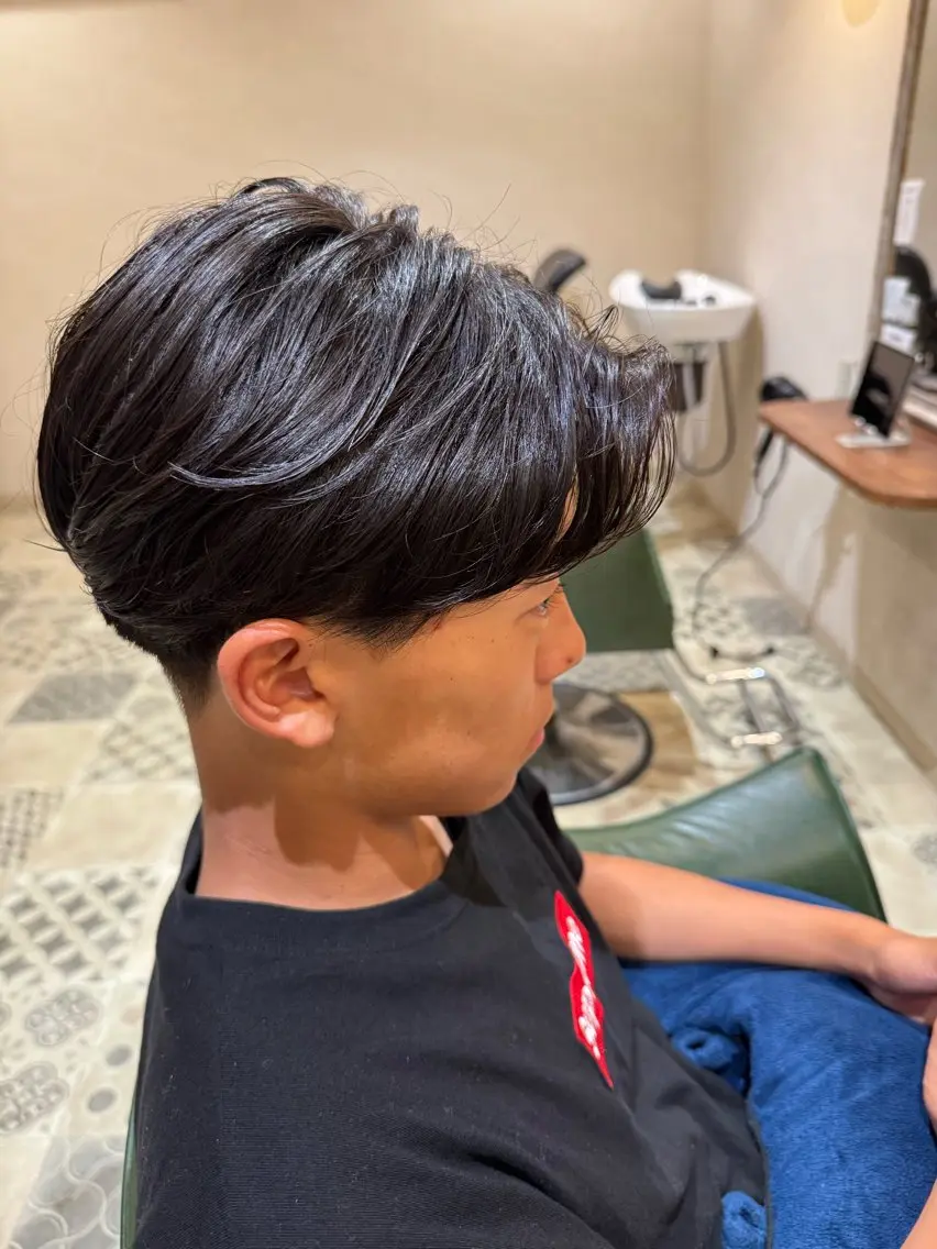 メンズ メンズパーマ 金田 涼平のヘアスタイル