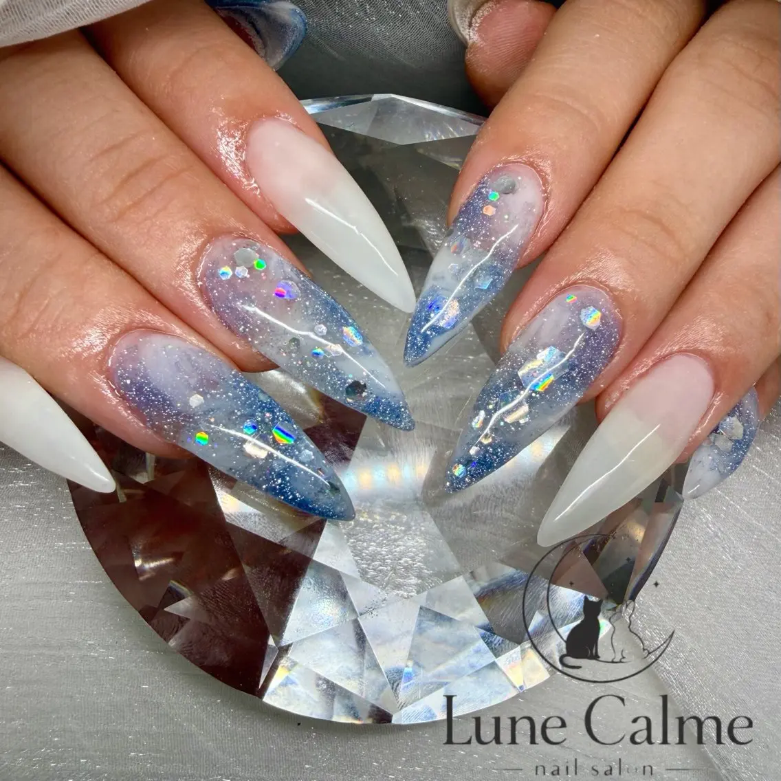 長さ出し10本+お持ち込みデザイン🎀の写真