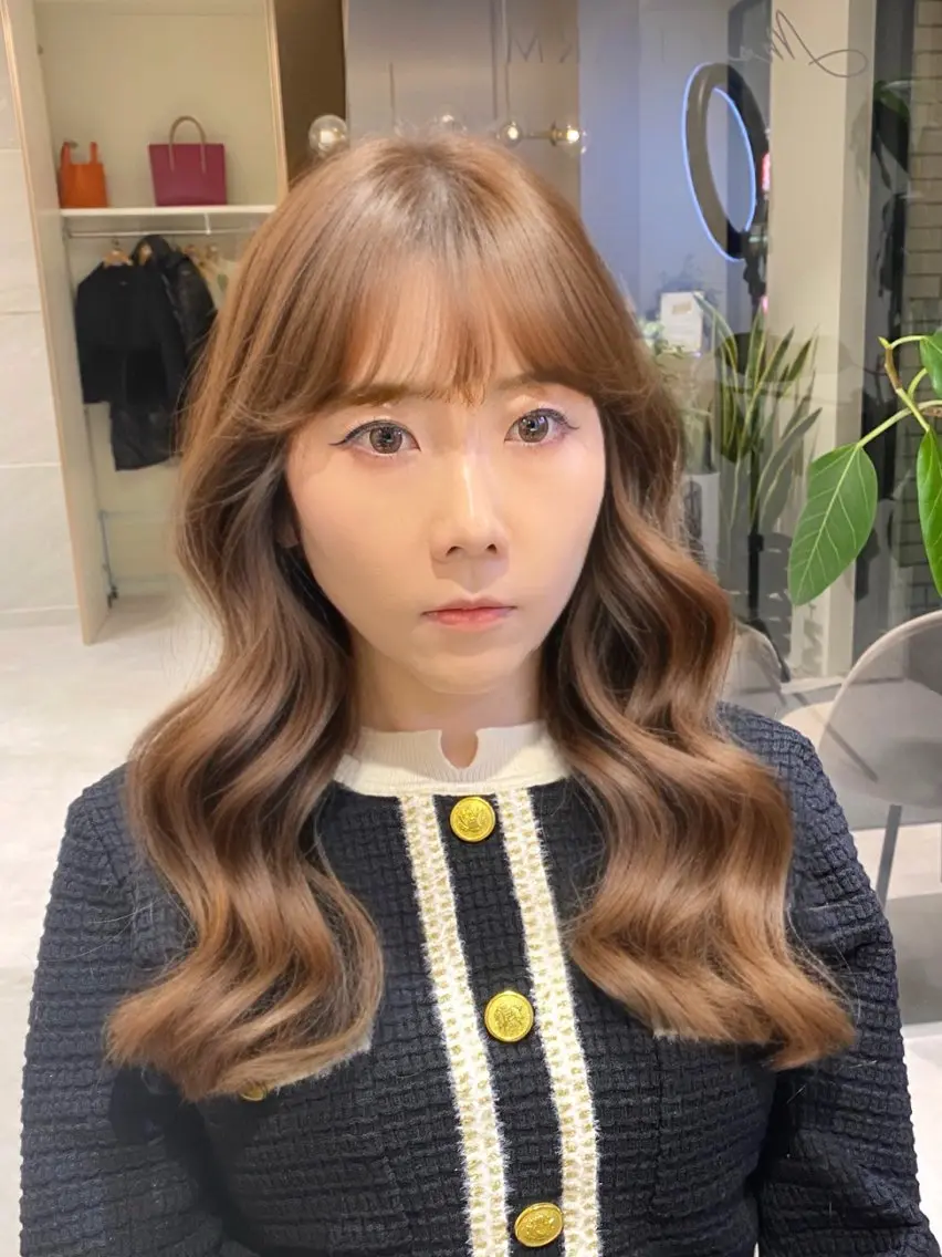 ロング カラー ベージュカラー イルミナカラー カット ヘアカラー トリートメント 透明感カラー🌿 グレージュ🐺陽介のヘアスタイル