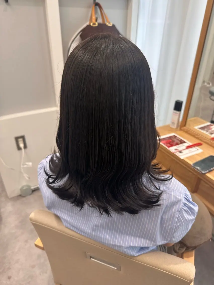 セミロング ヘアカラー トリートメント モデル募集中🌷 yuraのヘアスタイル