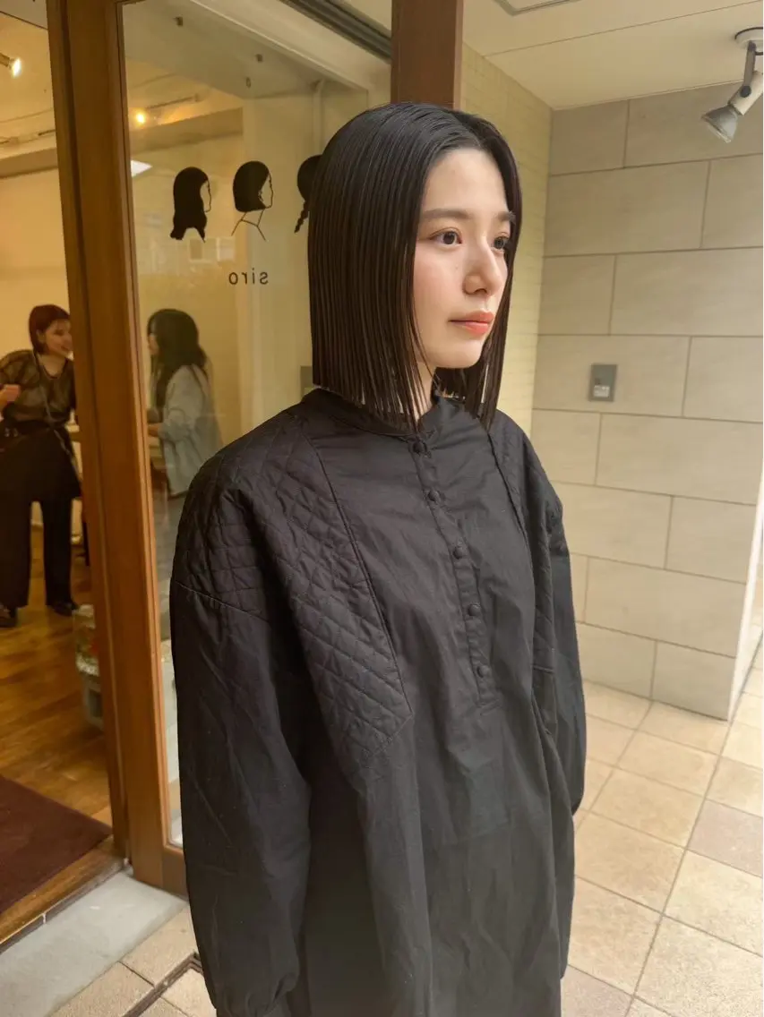 ミディアム カラー 千鶴/ カラーモデル募集中のヘアスタイル
