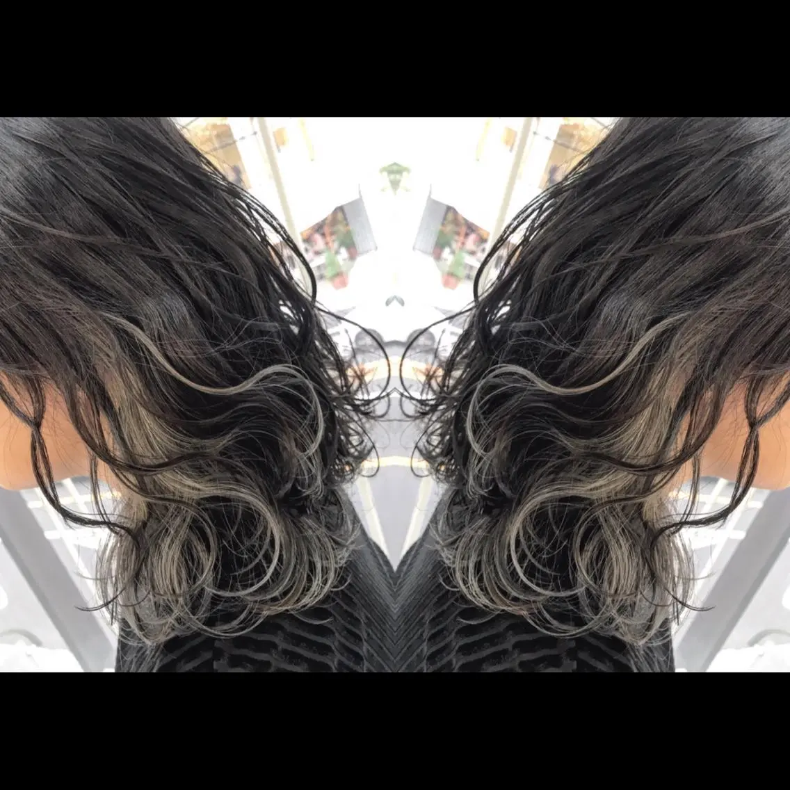 ミディアム カラー ブリーチ ケアブリーチ ハイライトカラー ハイライト ヘアカラー トリートメント ヘアセット LAS 代表 ナガカワ コウヘイのヘアスタイル