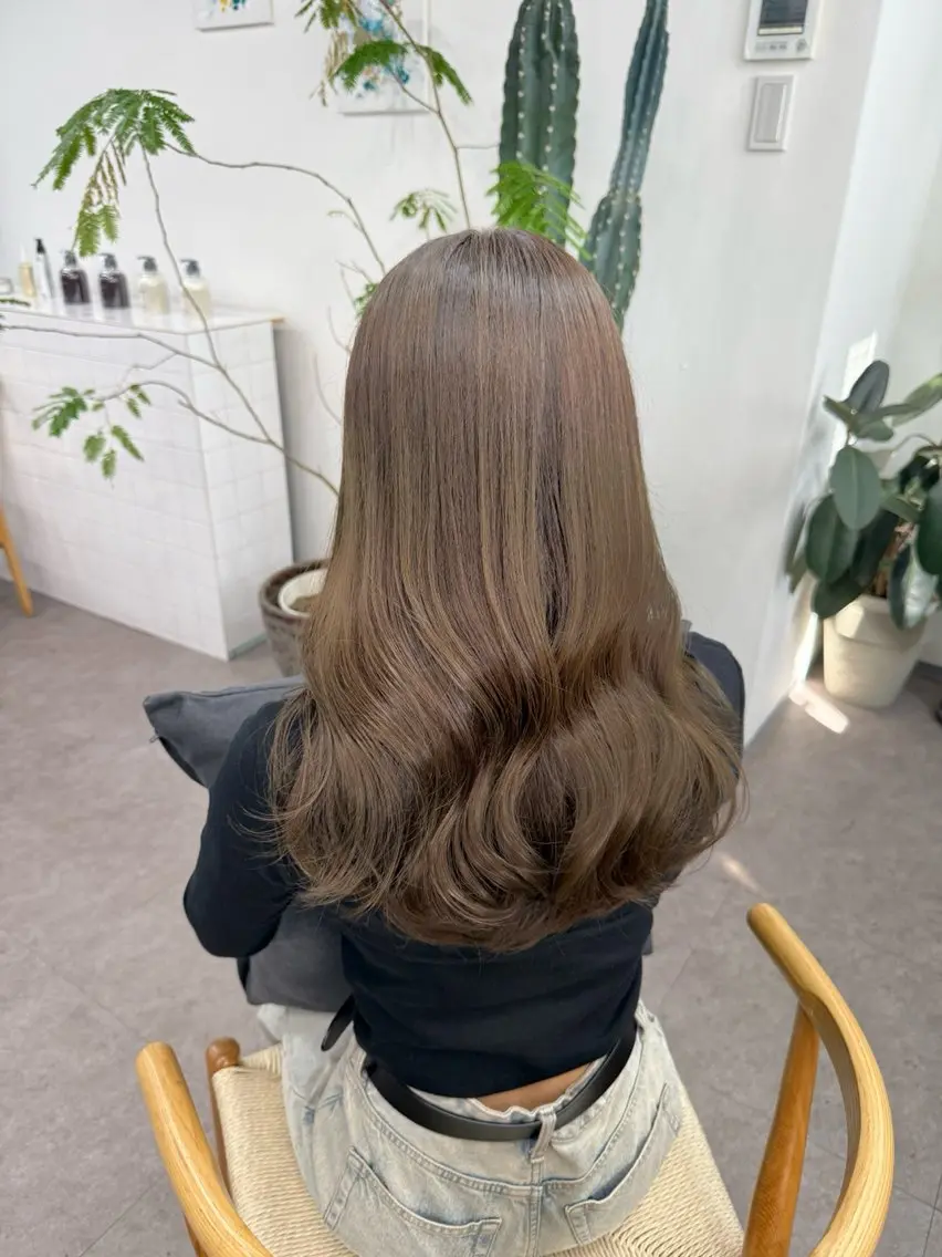 【minimo限定💛】ロングカット+ダブルカラー+トリートメント🍋の写真
