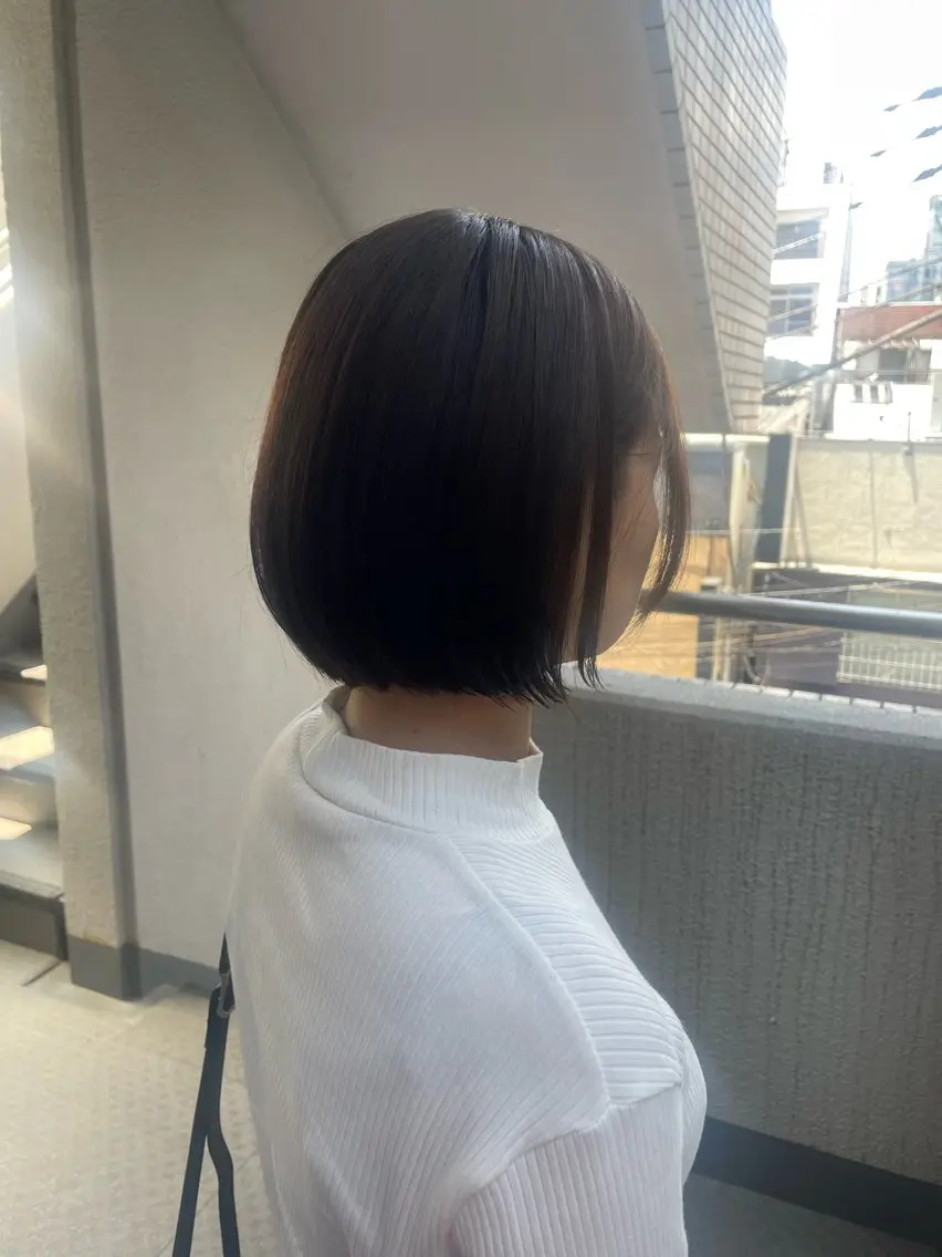 ショート ボブ 髪質改善 トリートメント 海外ヘア🇺🇸✨ 恵比寿　MIYUKIのヘアスタイル