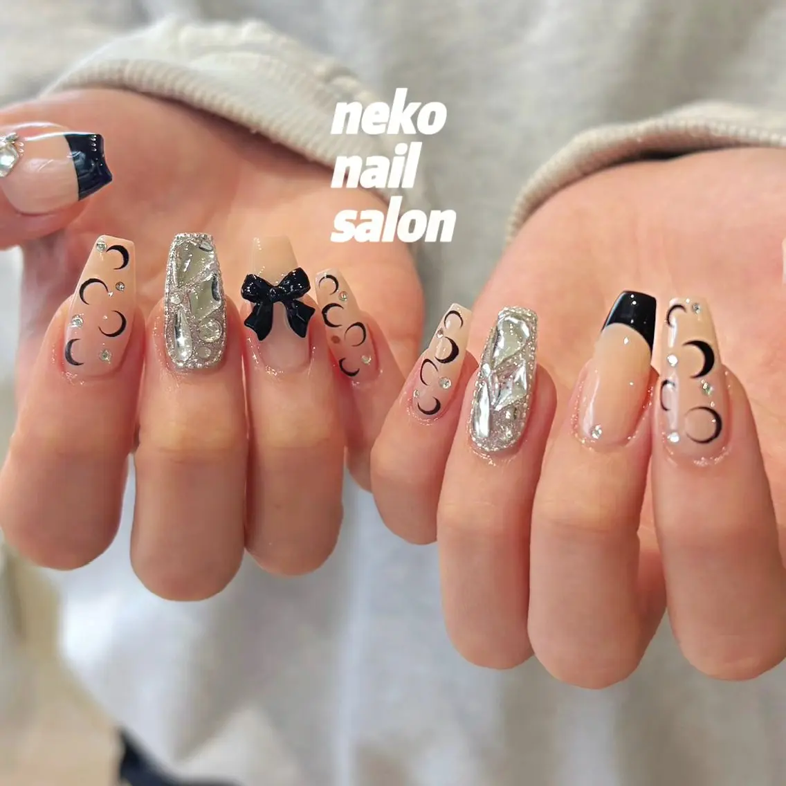 ネイル フレンチネイル ハンドネイル neko nailのネイルデザイン