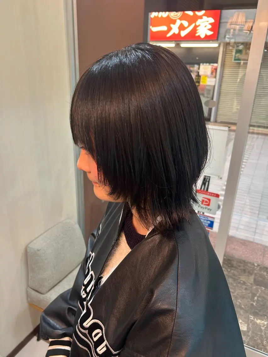 ショート ボブレイヤー ボブ レイヤーカット カット 山本 美幸のヘアスタイル