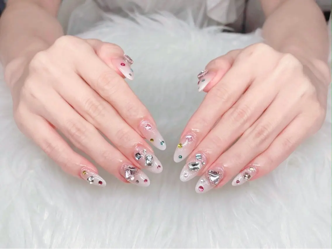 ネイル 韓国ネイル 持ち込み ワンホンネイル ハンドネイル GOHOUBI Nail 心斎橋店のネイルデザイン