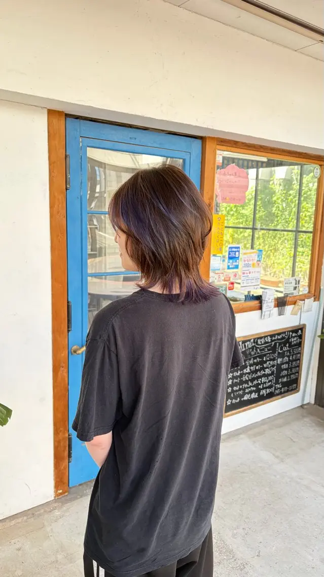 ミディアム カラー メンズ カット ヘアカラー 美髪矯正/メンズ得意 🍀笠原草太のヘアスタイル
