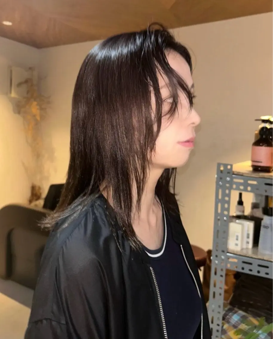 セミロング カラー ブラウンカラー ヘアカラー トリートメント hinano 似合わせ/柔らか🫧のヘアスタイル