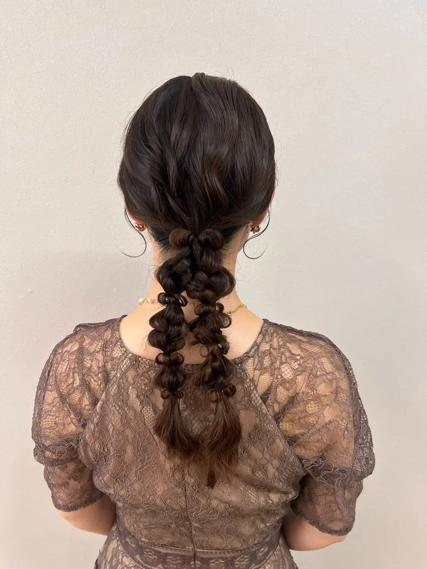 ヘアアレンジ ヘアセット ヘアセットヘッドスパ Miraiのヘアスタイル